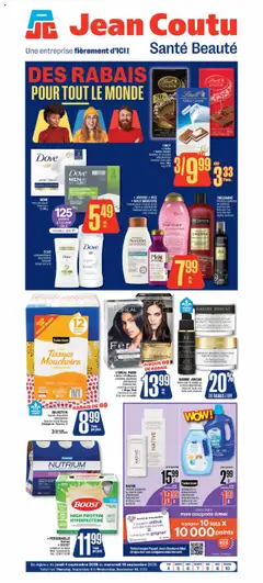 Preview of leaflet Santé beauté from shop Jean Coutu is valid from Sep 04, 2025