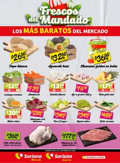 Vista previa las ofertas de la tienda Soriana - Soriana Frescos del Mandado Mercado: BCS, Son y Sin desde el 03/03/2026 