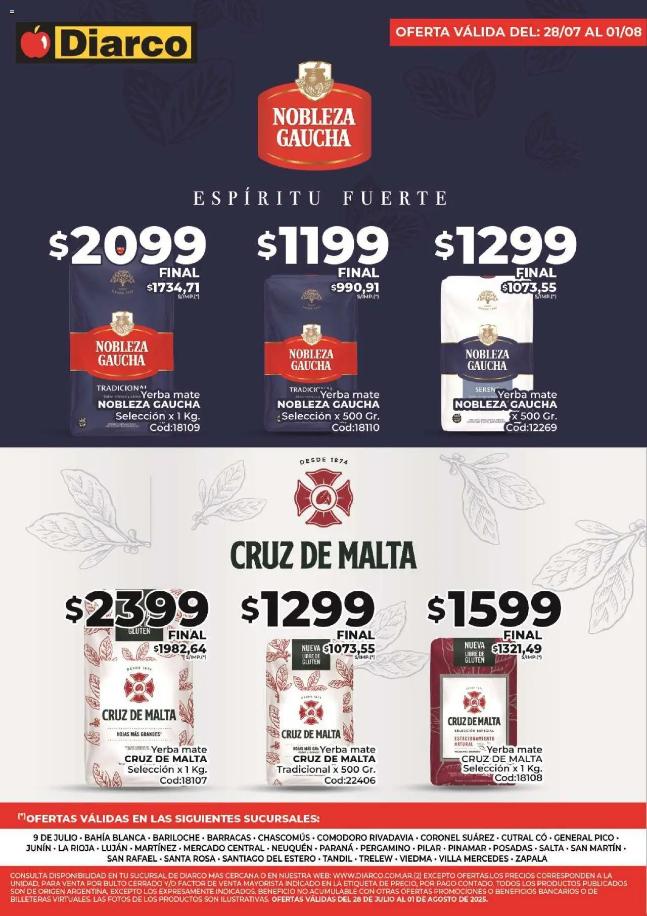Diarco Especial yerbas del 28/07/2025 Online
