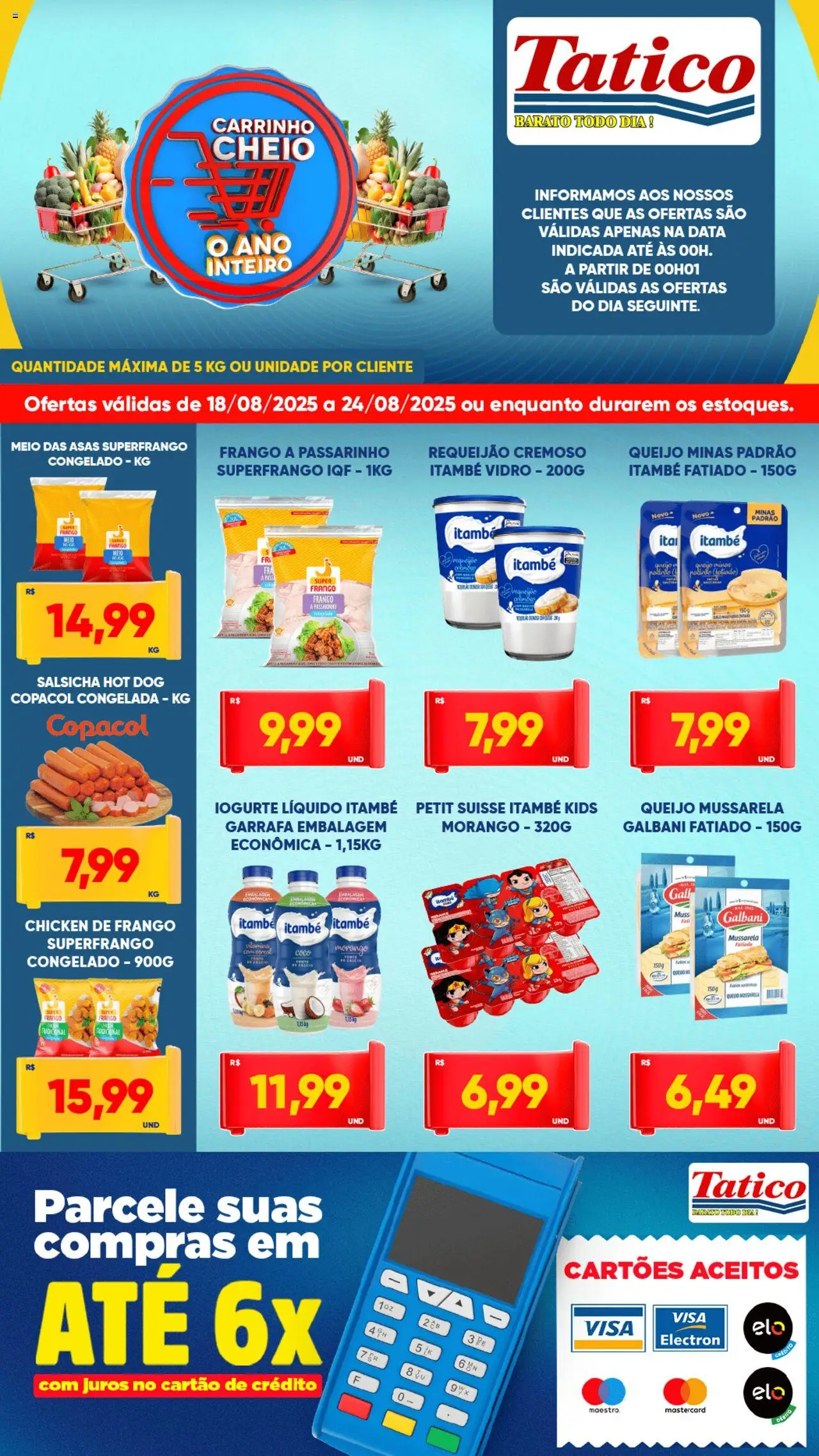 Tatico folheto "Ofertas da semana" válido a partir de 18/08/2025 - número de página 1