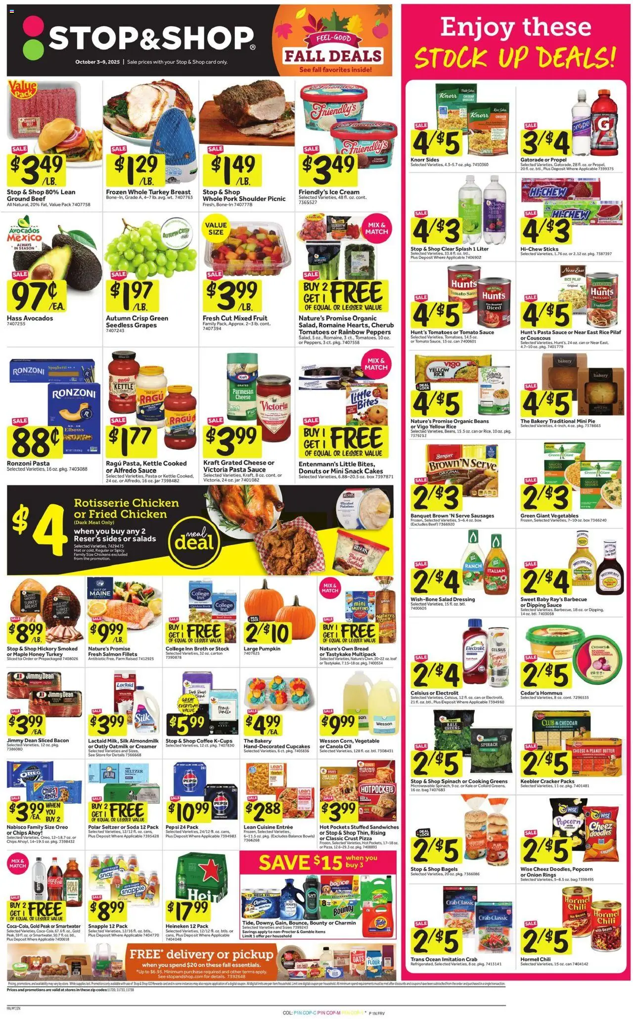 Stop & Shop Weekly Ad from 10/03/2025 - Flyer - Page number 1
