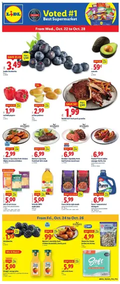 Ad Preview of Lidl Weekly Ad from 10/22/2025