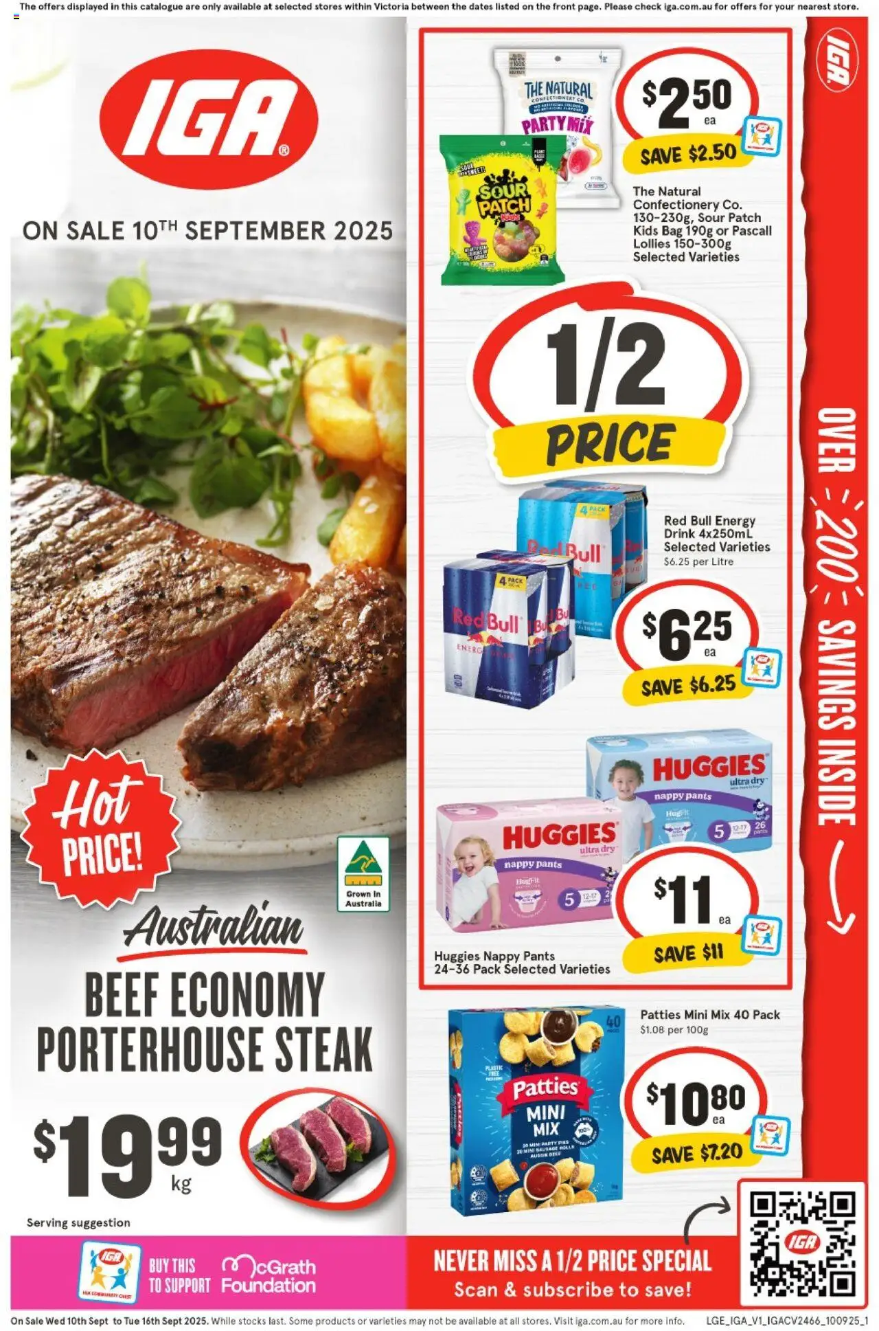 IGA catalogue valid from 10/09/2025 - page 1