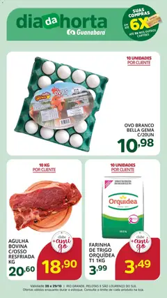 Pré-Visualização do folheto "Ofertas da semana" da loja Supermercado Guanabara válido a partir de 28/10/2025
