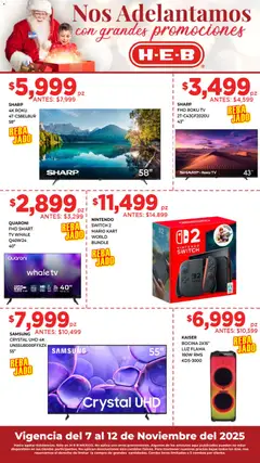 Vista previa las ofertas de la tienda H-E-B - Folleto desde el 07/11/2025 | Página: 1