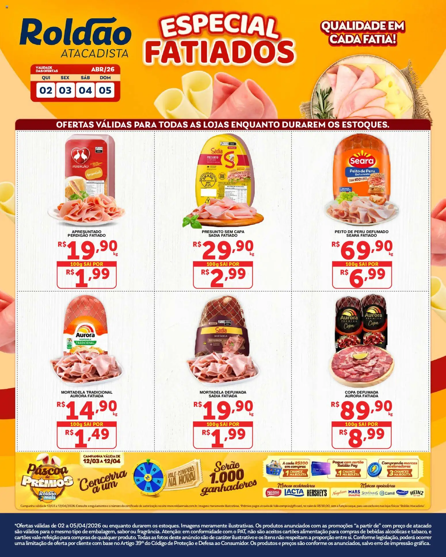 Pré-Visualização do folheto "Roldão ofertas Fatiados" da loja Roldão válido a partir de 02/04/2026