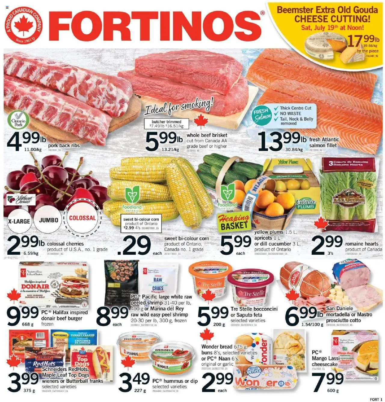 Fortinos flyer valid from Jul 17, 2025 - page number 1