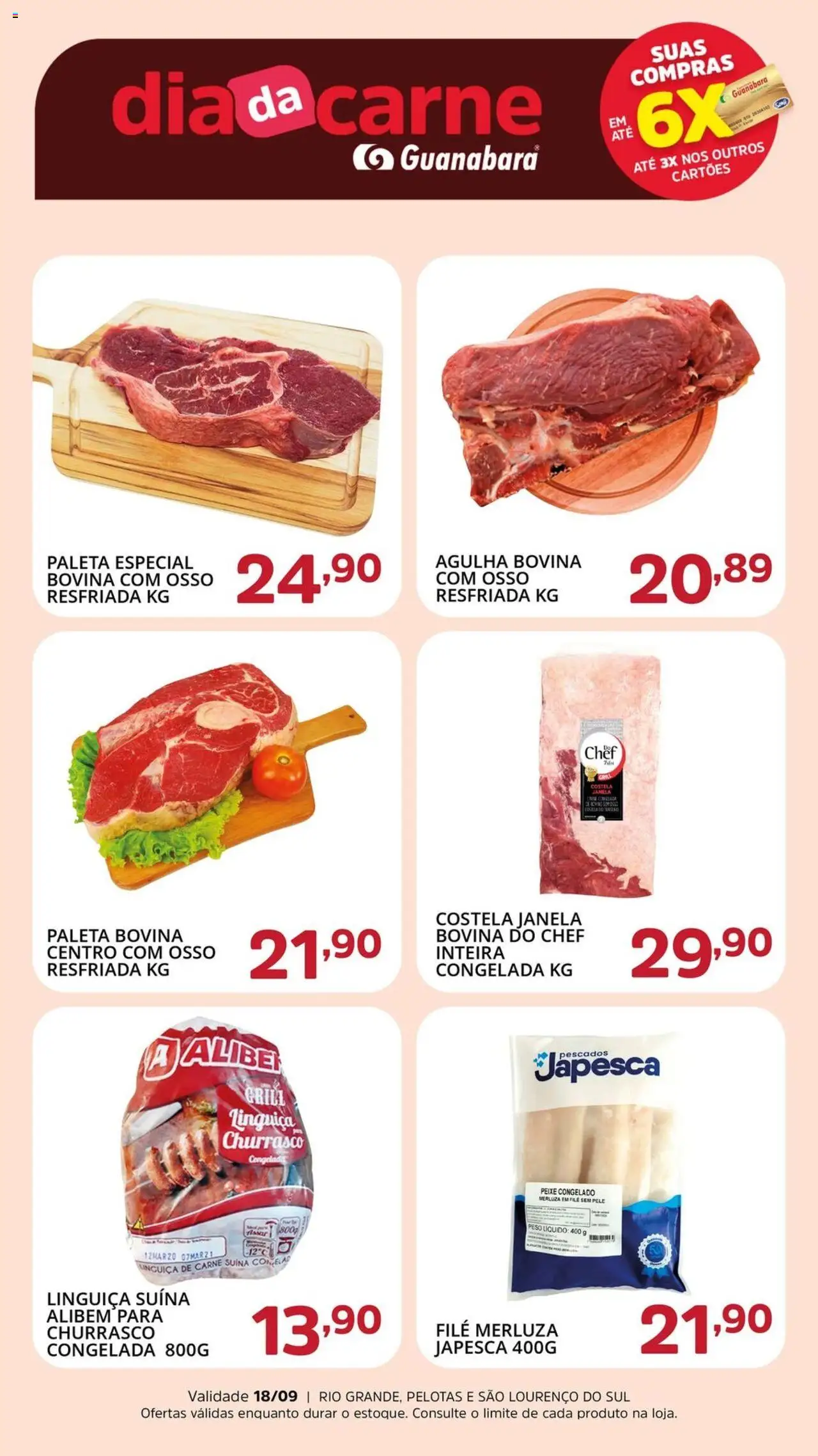 Supermercado Guanabara folheto "Ofertas da semana" válido a partir de 18/09/2025 - número de página 1
