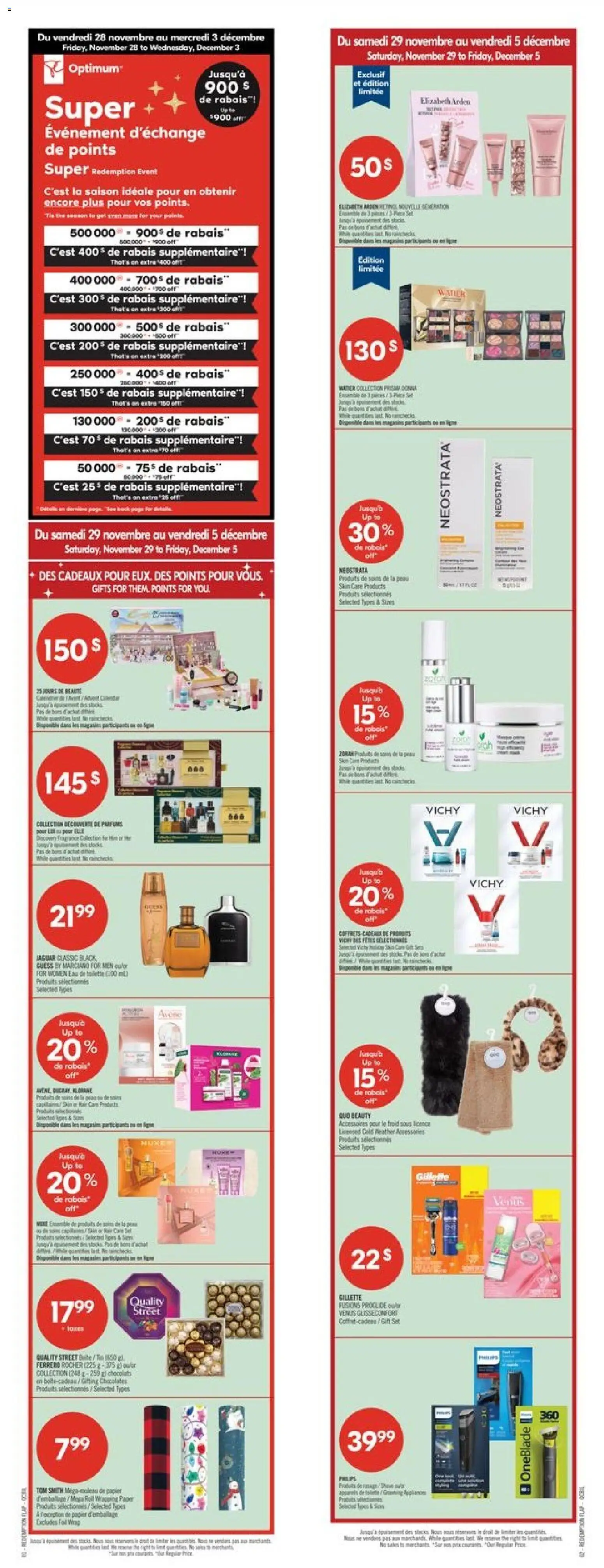 Preview of leaflet Black Friday from shop Pharmaprix is valid from Nov 29, 2025