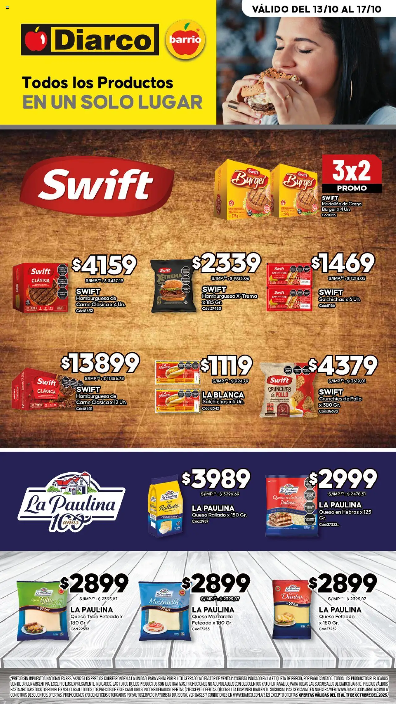 Diarco Especial Swift Y La Paulina del 13/10/2025 Online