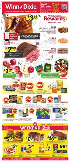 Ad Preview of Winn Dixie Weekly Circular - FL from 10/22/2025