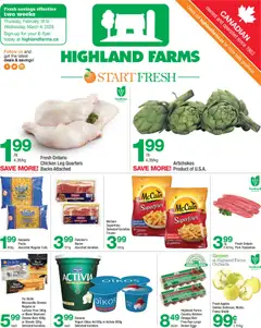 Preview of leaflet Weekly flyer / circulaire from shop Highland Farms is valid from Feb 19, 2026