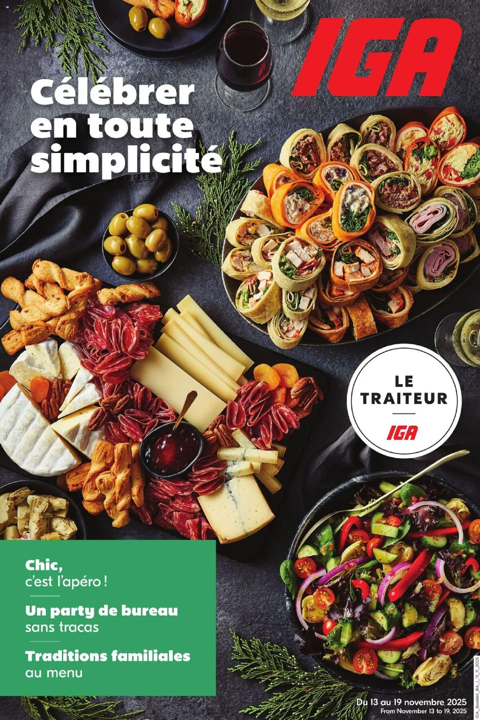 Preview of leaflet Brochure thématique from shop IGA is valid from Nov 13, 2025