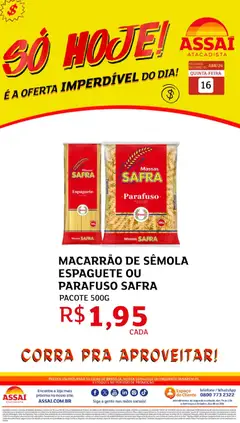 Pré-Visualização do folheto "Assaí Atacadista ofertas - DF" da loja Assaí Atacadista válido a partir de 16/04/2026
