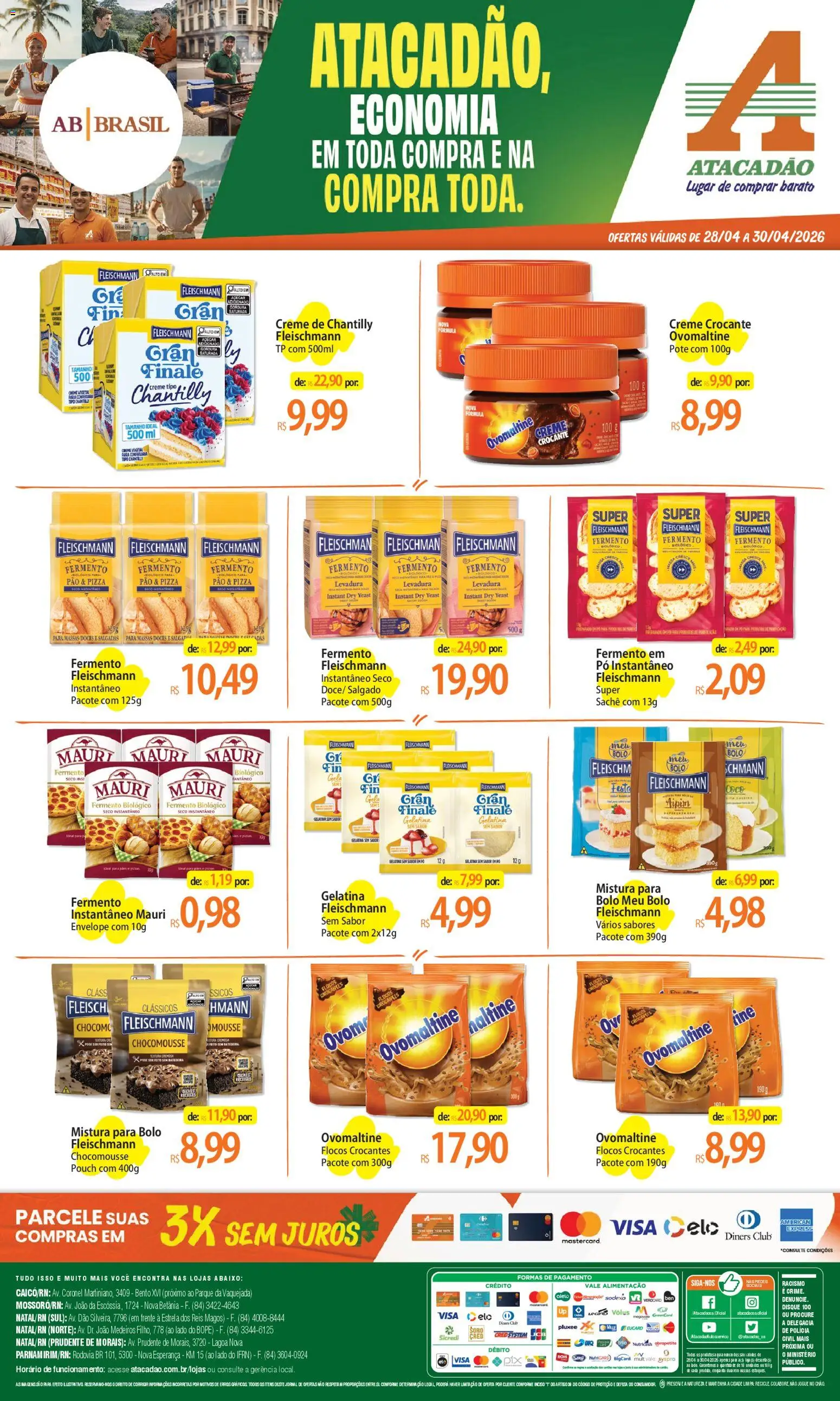 Pré-Visualização do folheto "Atacadão ofertas - RN" da loja Atacadão válido a partir de 28/04/2026