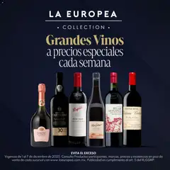 Vista previa las ofertas de la tienda La Europea - Catálogo Grandes Vinos desde el 01/12/2025 