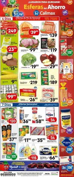 Vista previa las ofertas de la tienda Calimax - Folleto Tijuana desde el 09/01/2026 