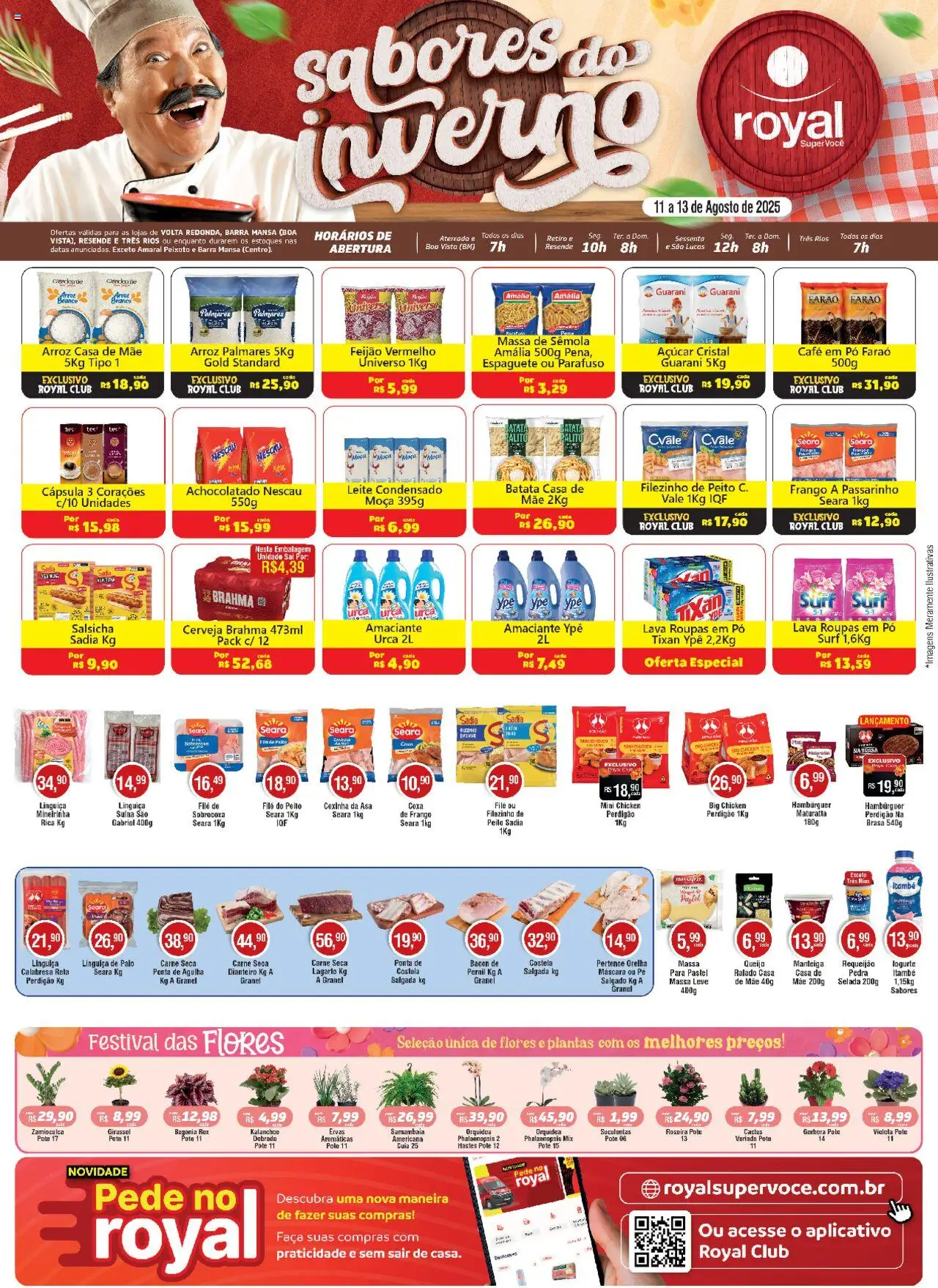Royal Supermercados folheto "Ofertas da semana" válido a partir de 11/08/2025 - número de página 1