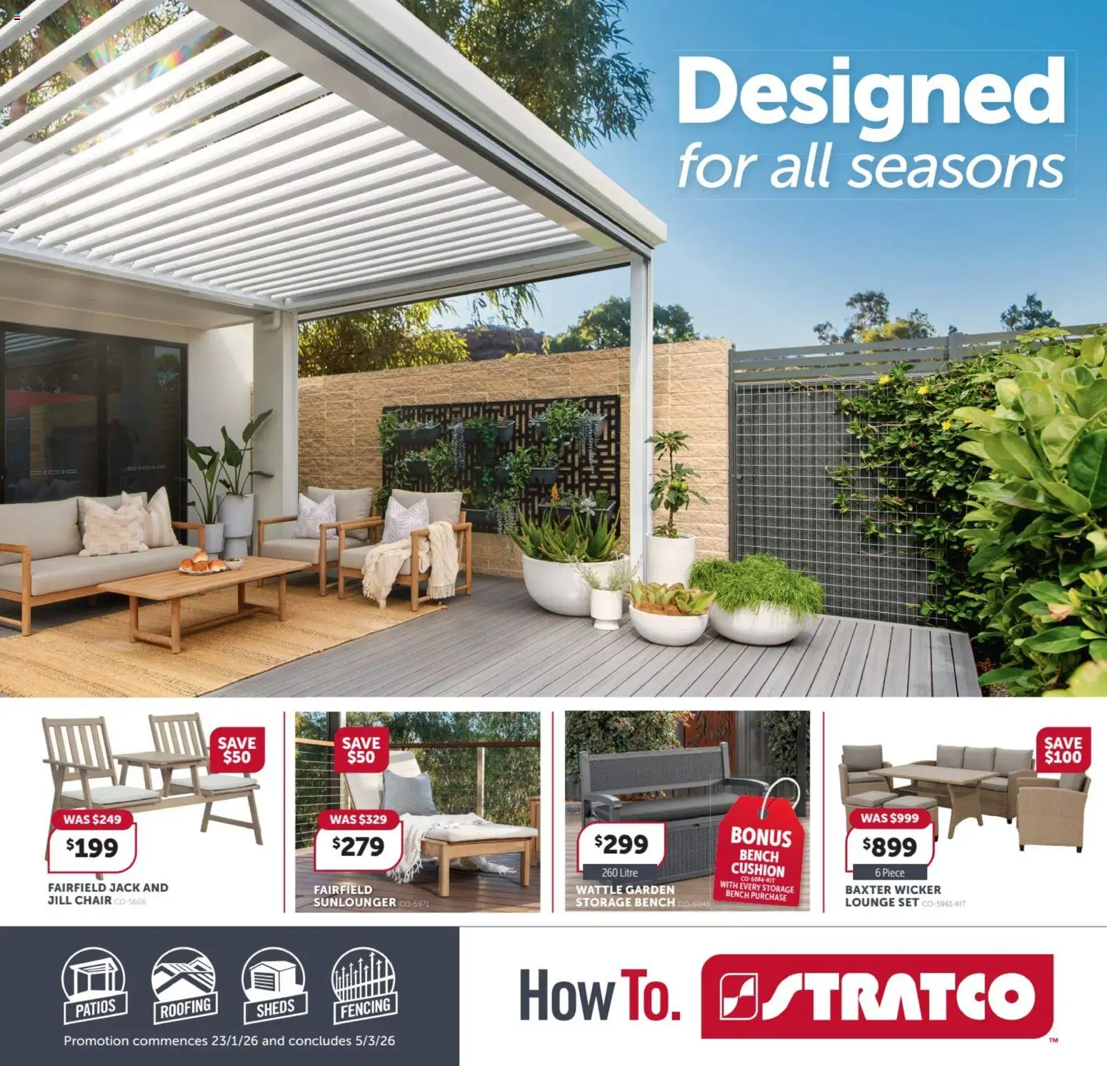 Preview of catalogue Catalogue WA from shop Stratco valid 23/01/2026