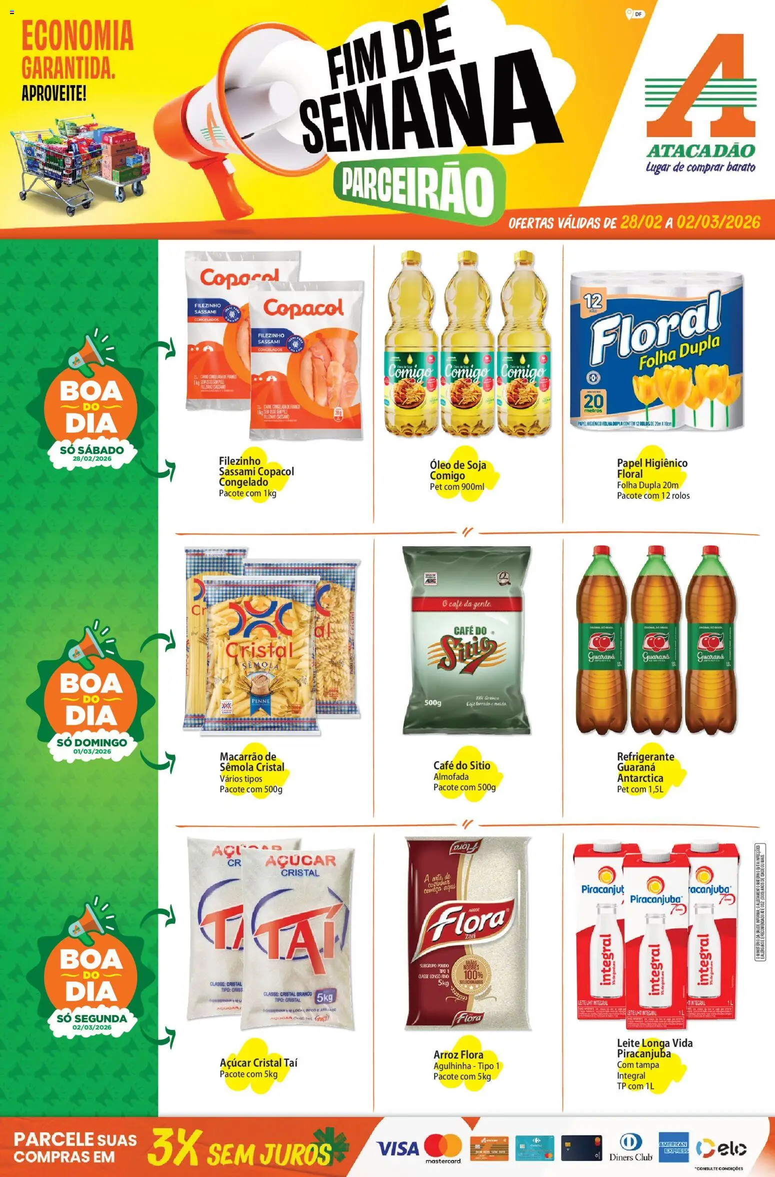 Pré-Visualização do folheto "ofertas - DF" da loja Atacadão válido a partir de 28/02/2026