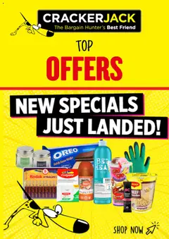 Preview of catalogue Catalogue from shop Crackerjack valid 16 Jul 2025