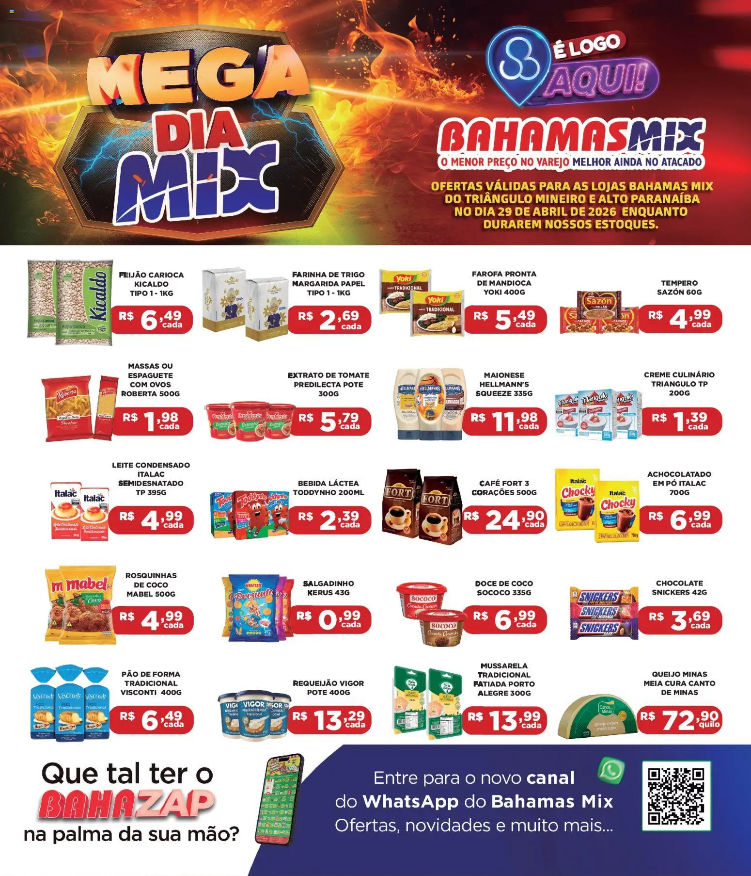 Pré-Visualização do folheto "Bahamas Mix ofertas Mega Dia" da loja Bahamas Mix válido a partir de 29/04/2026
