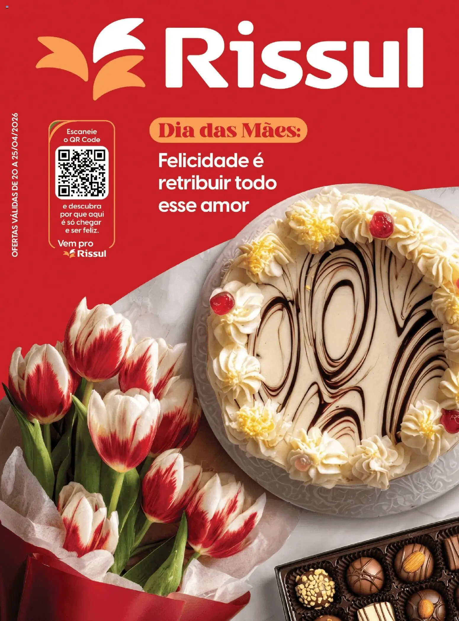 Pré-Visualização do folheto "Rissul ofertas Dia das Mães " da loja Rissul válido a partir de 20/04/2026