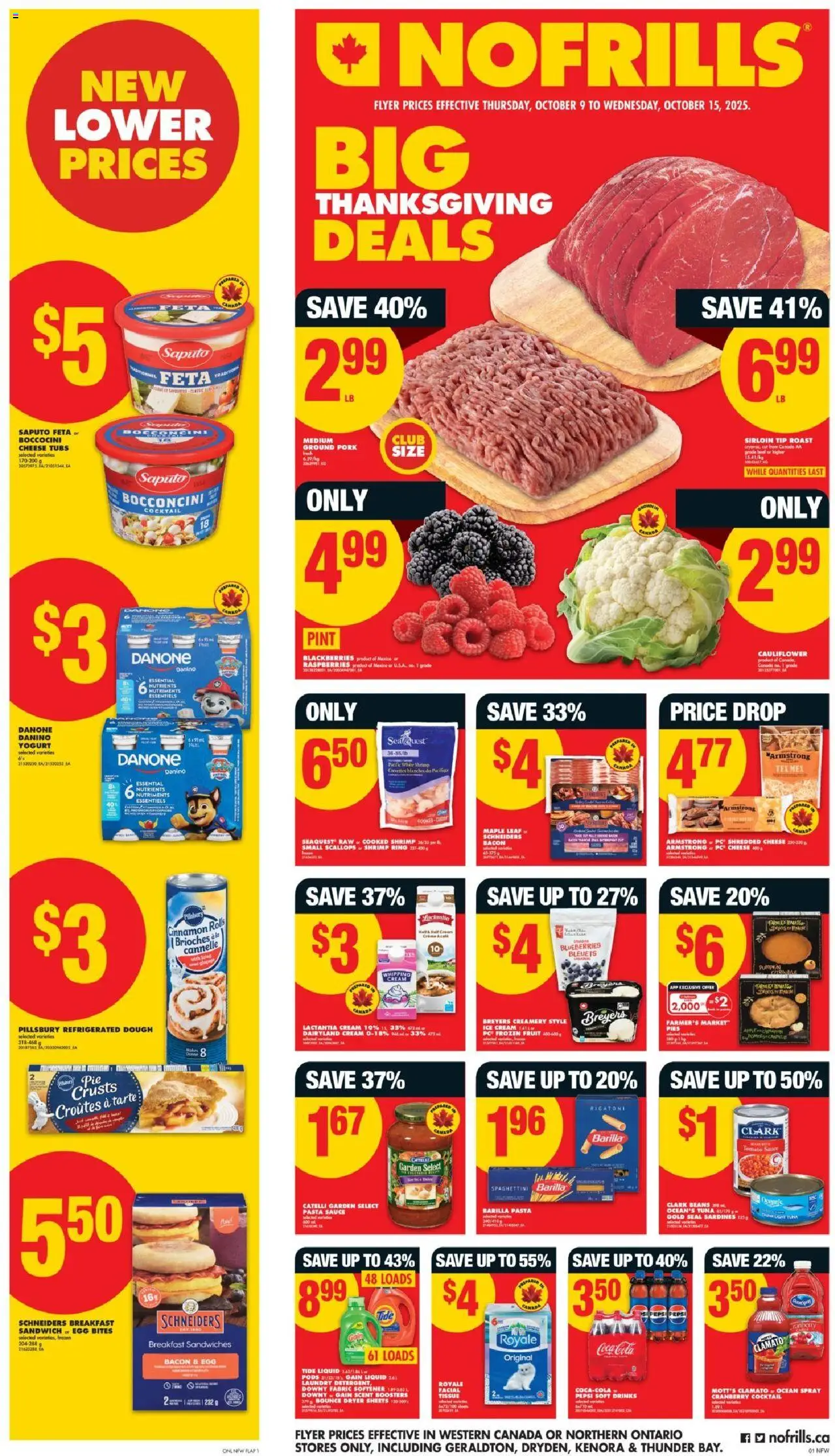 No Frills flyer valid from Oct 09, 2025 - page number 1