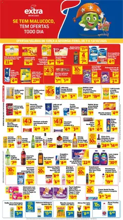 Pré-Visualização do folheto "Ofertas de Mercado Semanal" da loja Extra válido a partir de 07/10/2025
