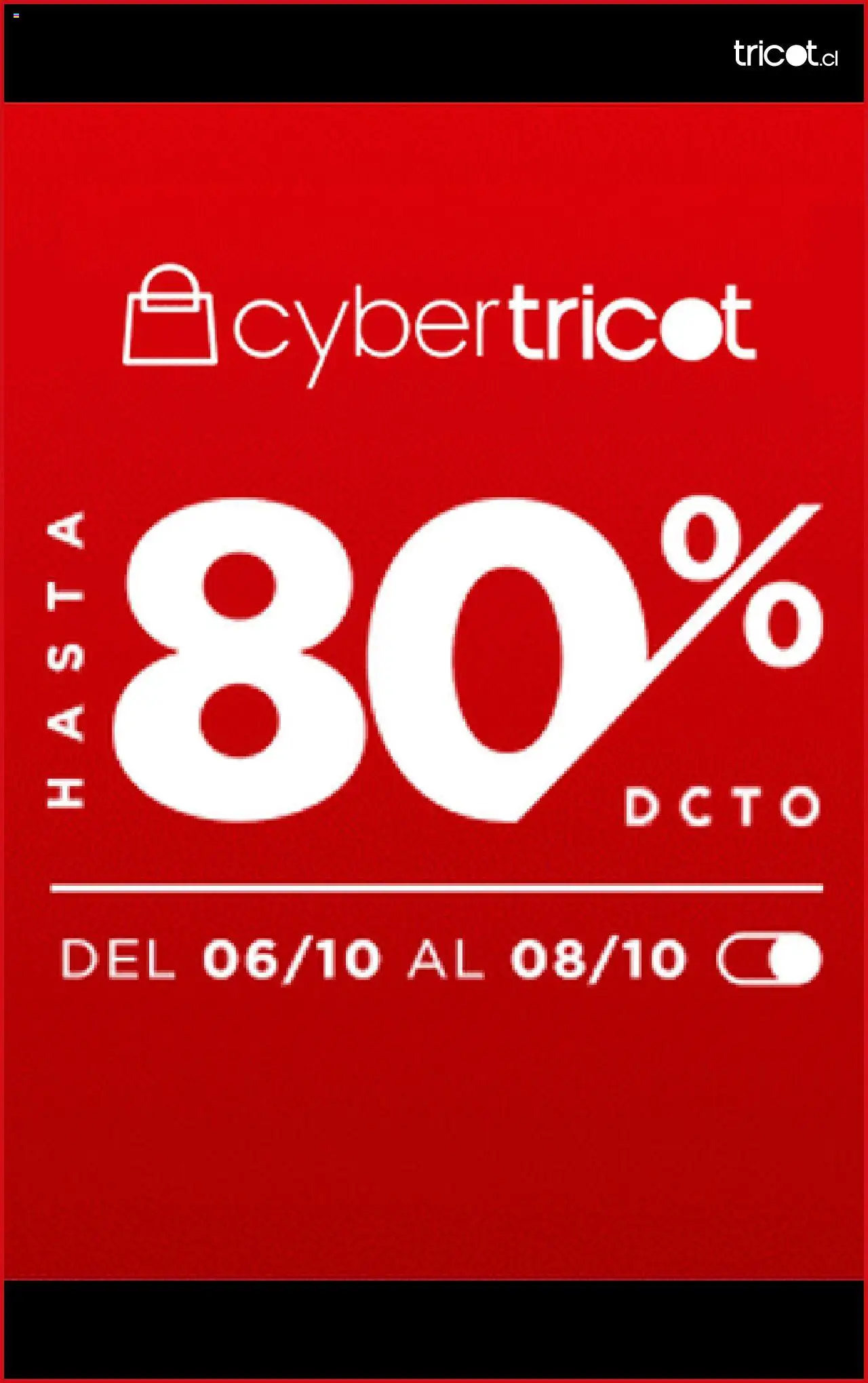 Tricot Cyber Monday > válido desde 06.10.2025 > número de página 1