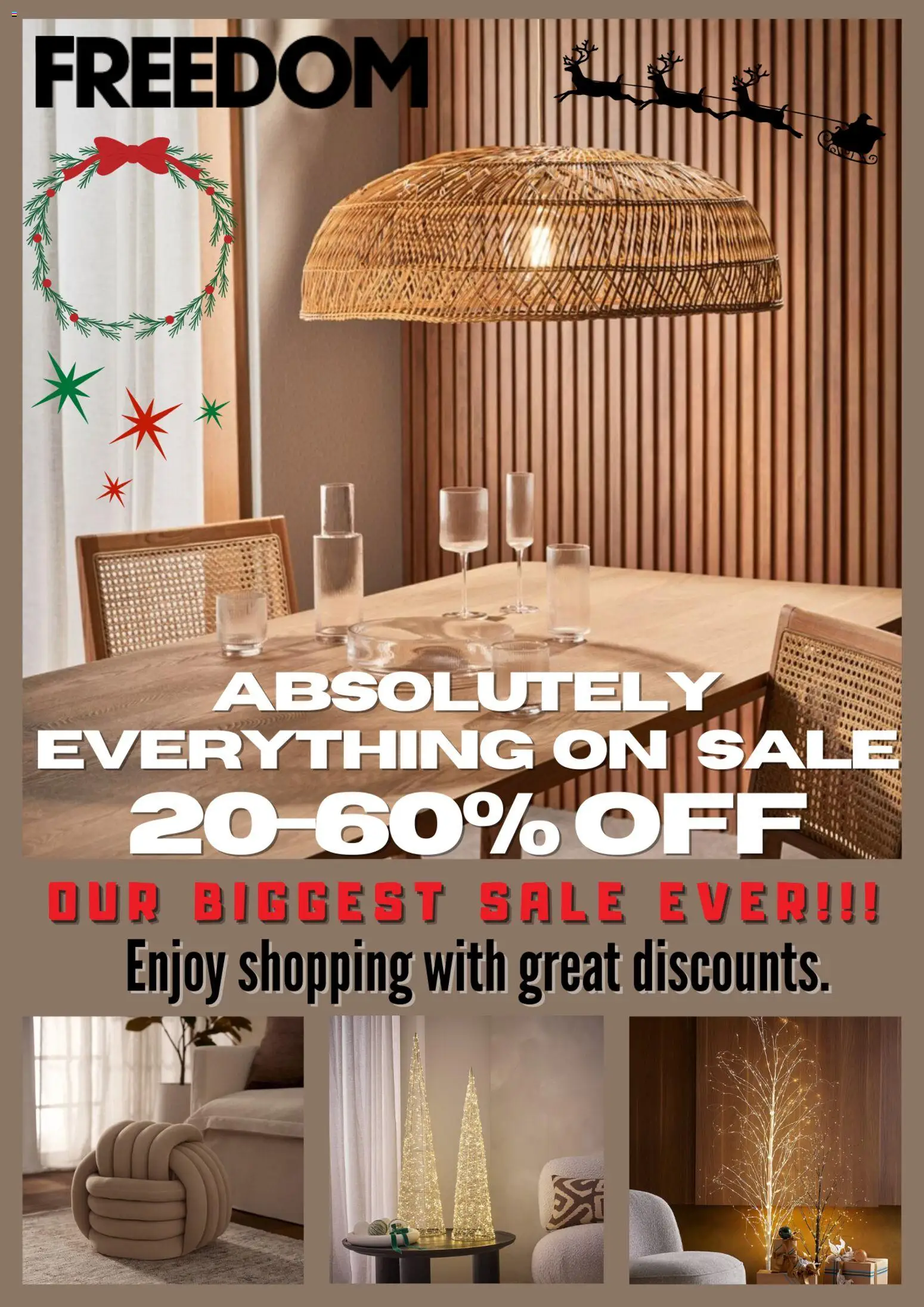 Preview of catalogue Catalogue from shop Freedom Furniture valid 17 Dec 2025