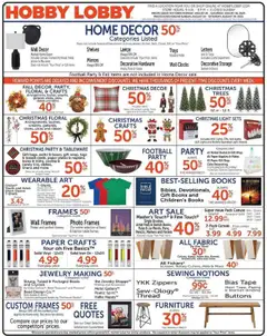 Ad Preview of Hobby Lobby Weekly Ad from 08/24/2025
