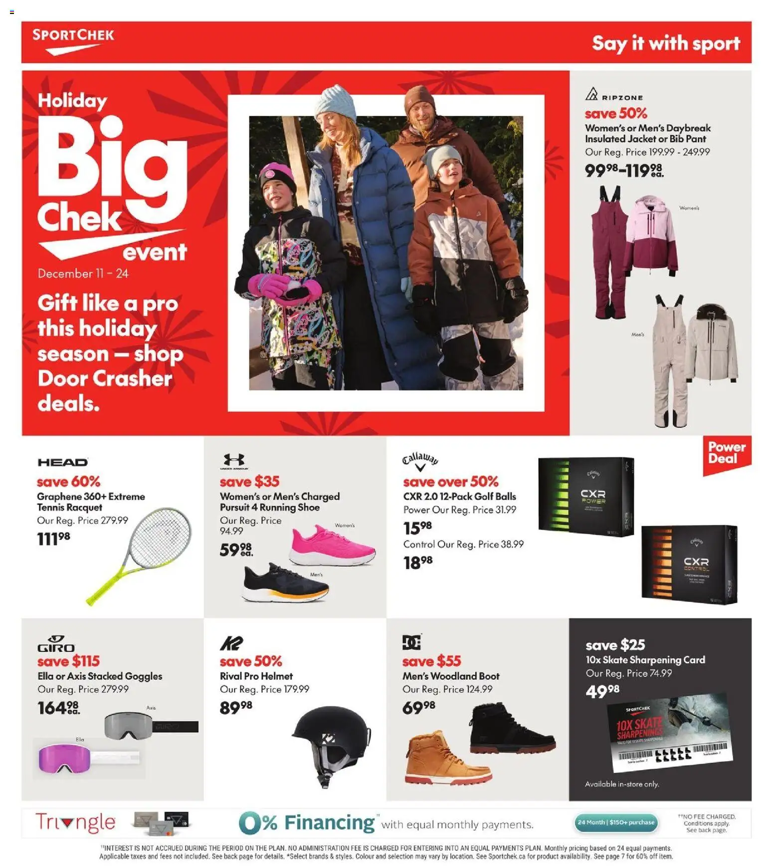 Preview of leaflet Weekly flyer / circulaire from shop Sport Chek is valid from Dec 11, 2025