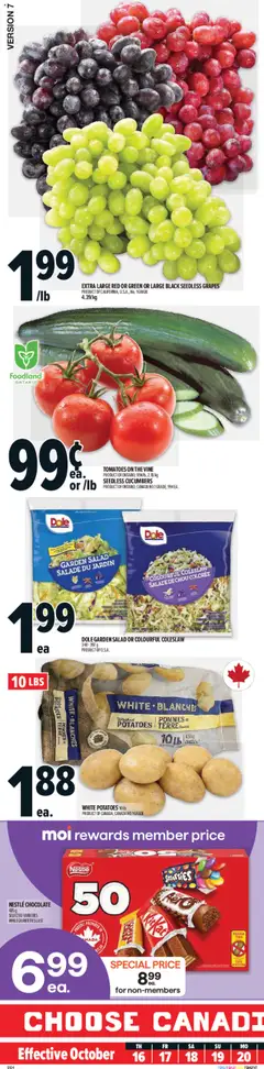 Preview of leaflet Montréal from shop Metro is valid from Oct 16, 2025