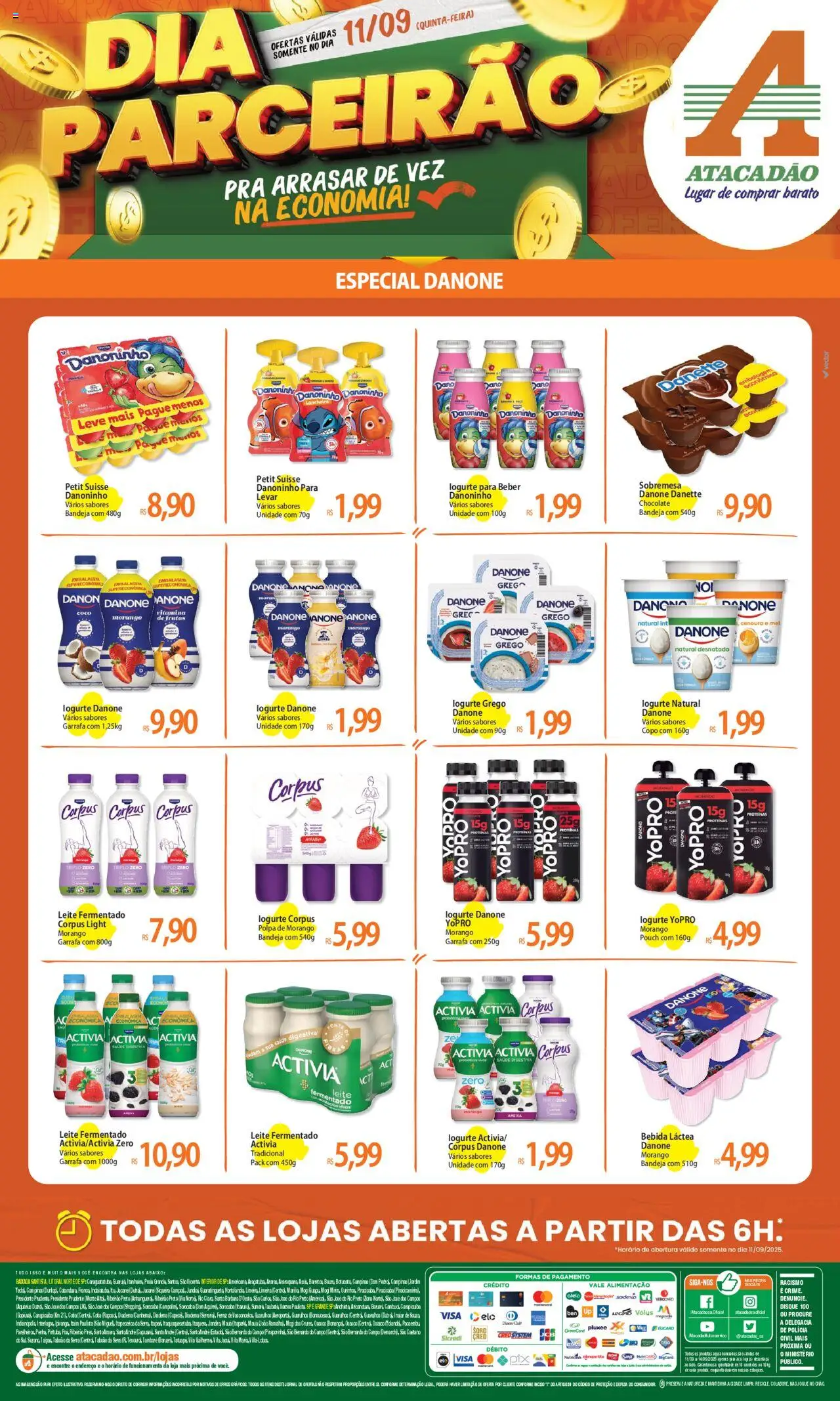 Atacadão folheto "Ofertas - SP" válido a partir de 11/09/2025 - número de página 1