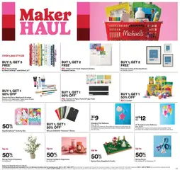 Ad Preview of Michaels Michaels Weekly Ad from 04/12/2026