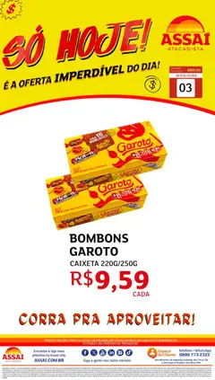 Pré-Visualização do folheto "Assaí Atacadista ofertas - TO" da loja Assaí Atacadista válido a partir de 03/04/2026