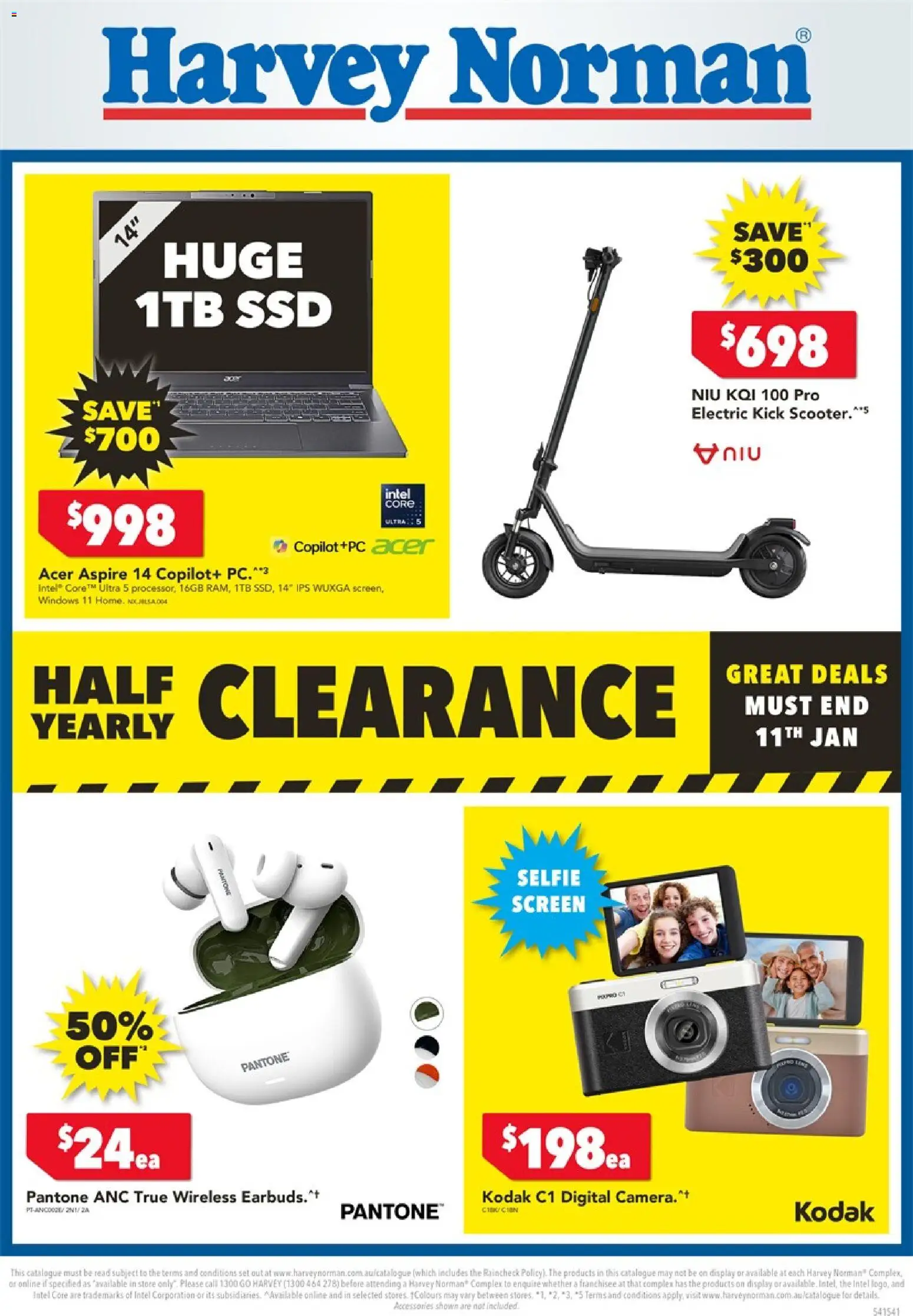 Preview of catalogue Computers & Tech Clearance Digital Catalogue from shop Harvey Norman valid 03/01/2026