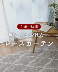 マナベインテリアハーツの2025/09/22からまでのチラシはここ明るくて透けない レースカーテン