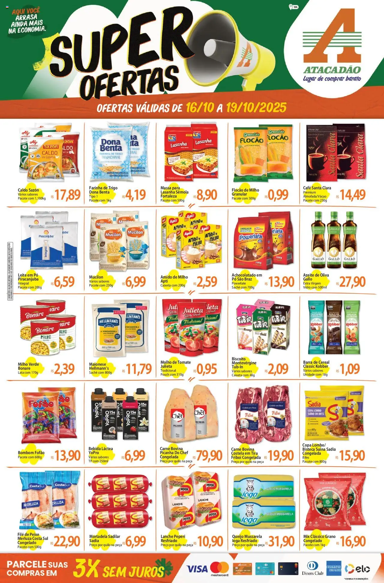 Atacadão folheto "Ofertas - MA" válido a partir de 16/10/2025 - número de página 1