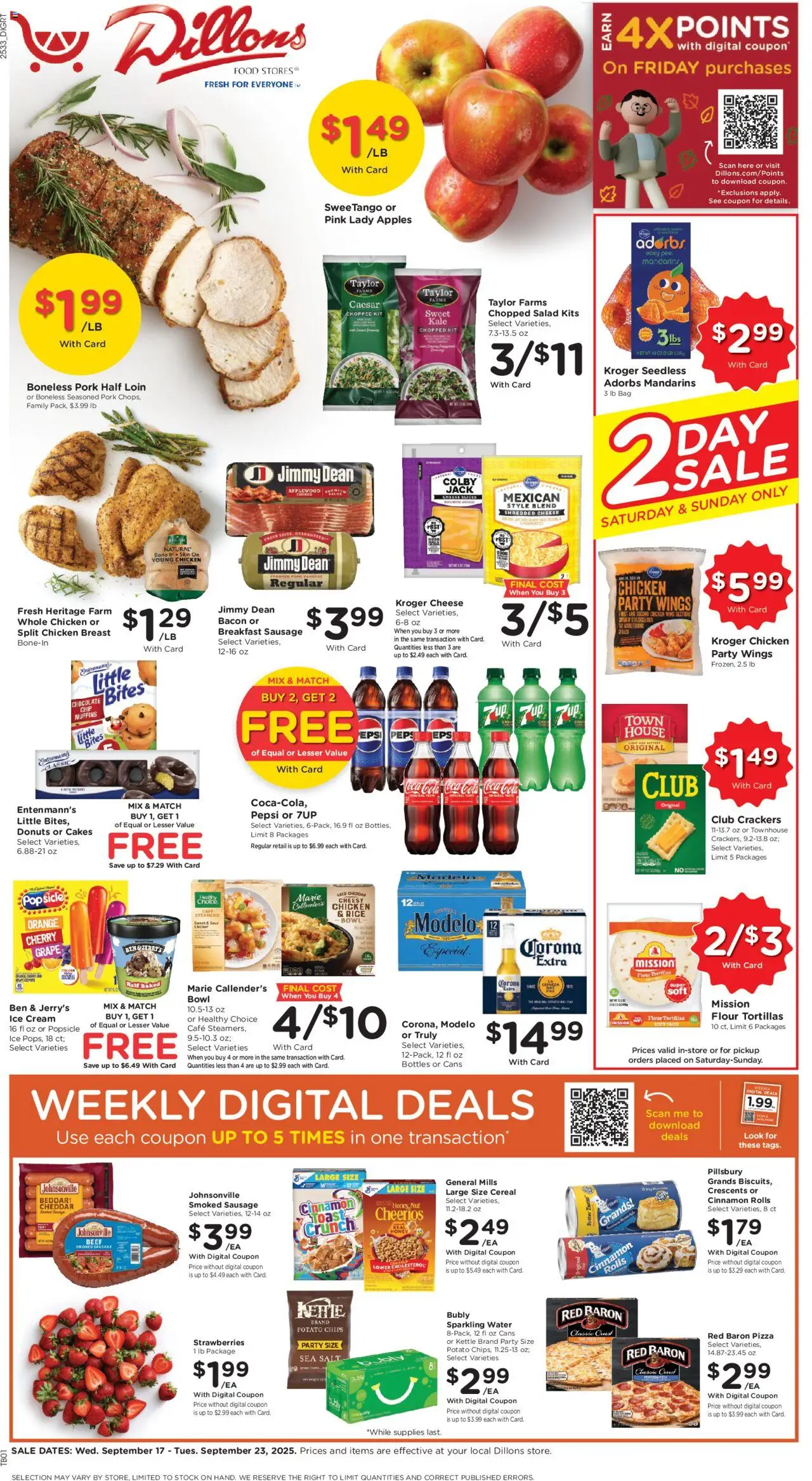 Dillons Weekly Ad from 09/17/2025 - Flyer - Page number 1