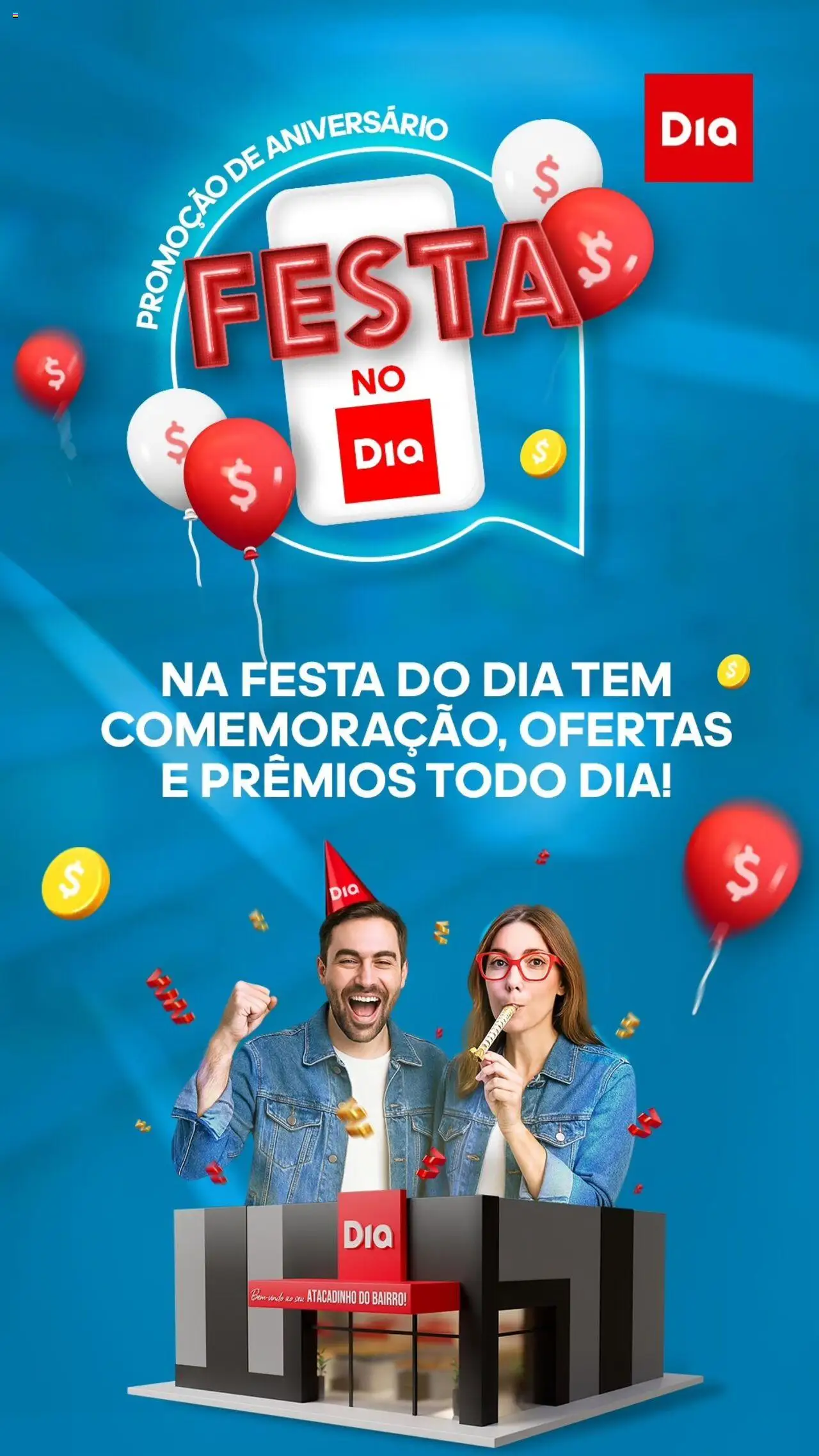 Dia folheto "Promoções" válido a partir de 09/10/2025 - número de página 1