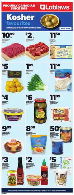 Un aperçu du dépliant General Merchandise du magasin Loblaws est valide à partir 25 sept. 2025