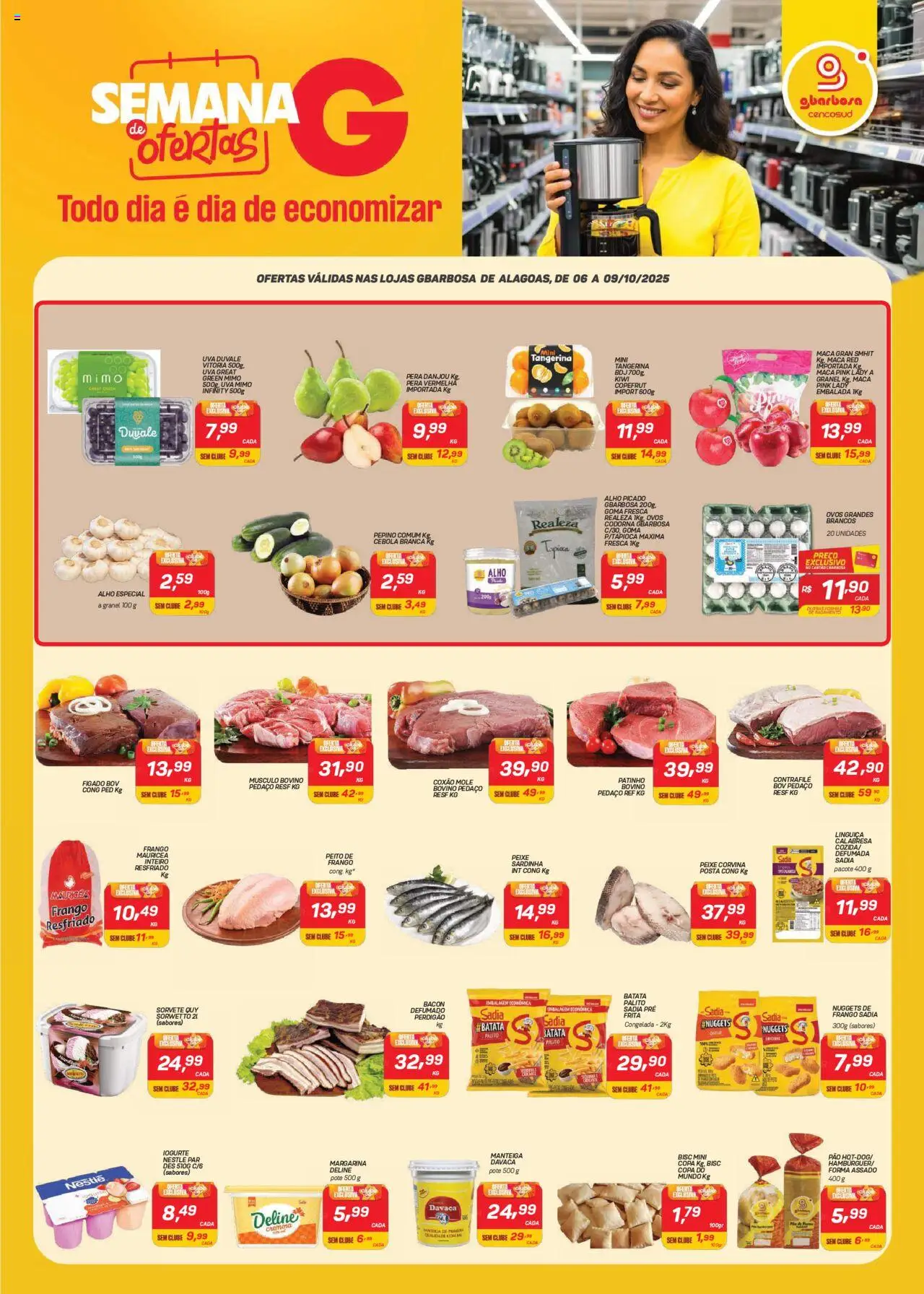 Gbarbosa folheto "Ofertas da semana" válido a partir de 06/10/2025 - número de página 1