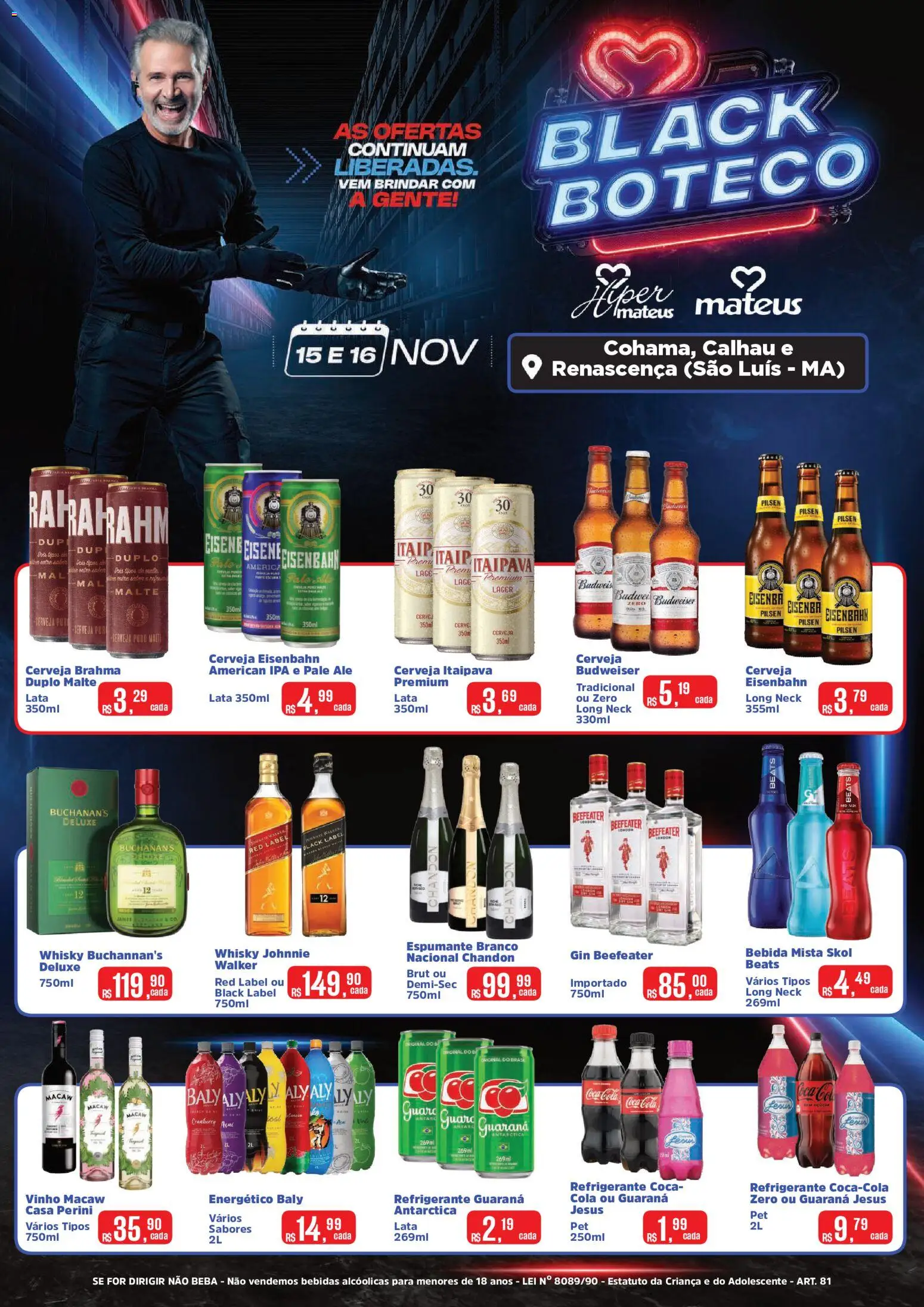 Pré-Visualização do folheto "Black Friday" da loja Mateus válido a partir de 15/11/2025