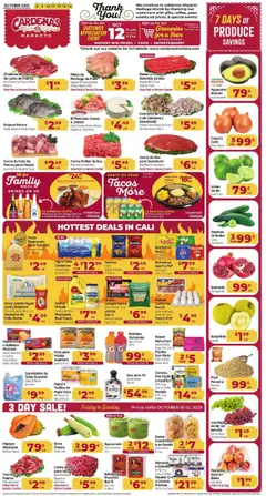 Ad Preview of Cardenas Weekly Ad - CA from 10/08/2025