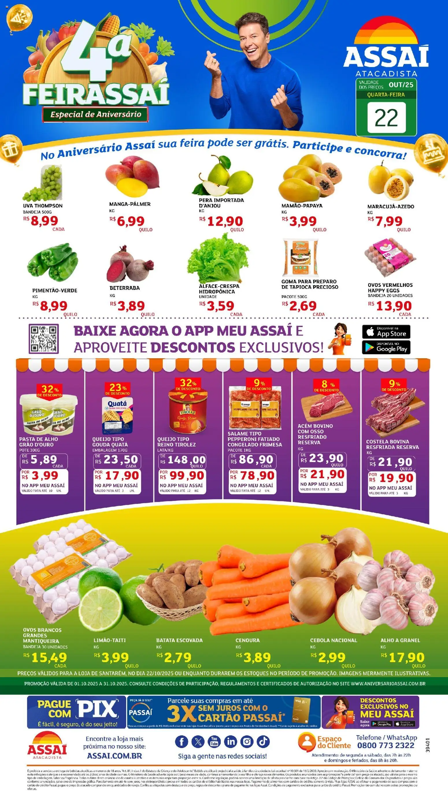 Assaí Atacadista folheto "Encarte - PA" válido a partir de 22/10/2025 - número de página 1
