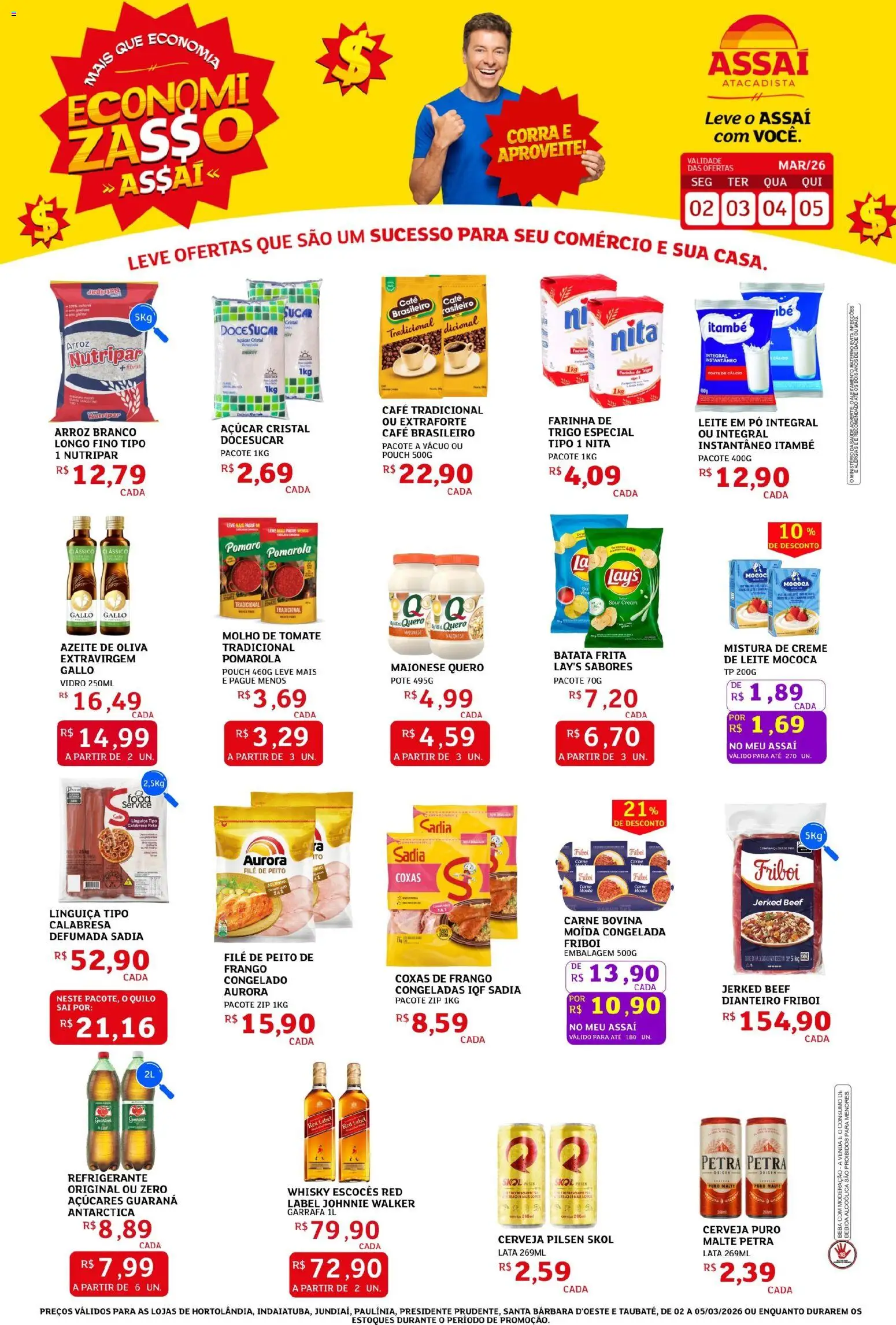 Pré-Visualização do folheto "Assaí Atacadista ofertas - SP" da loja Assaí Atacadista válido a partir de 02/03/2026