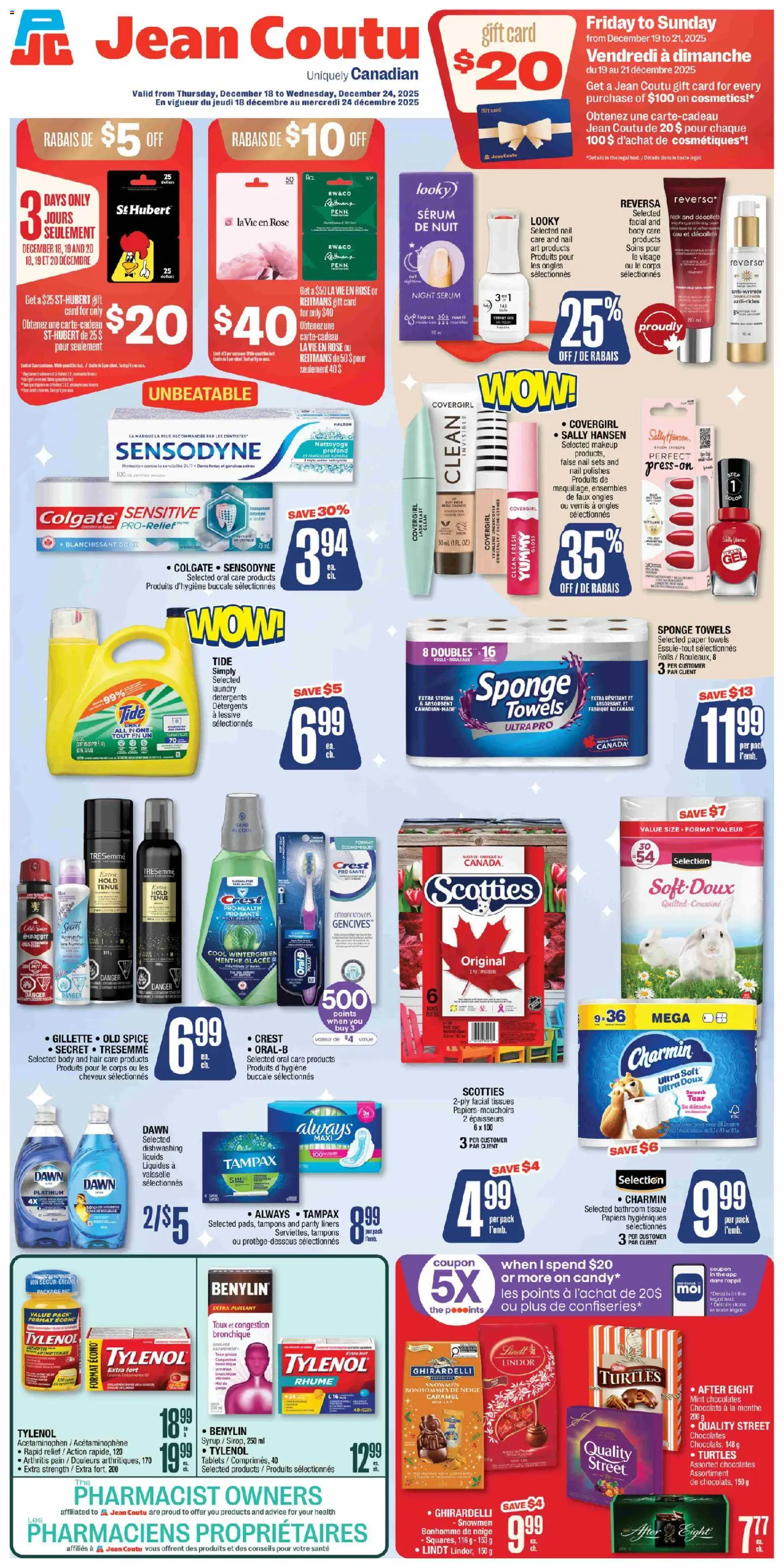 Preview of leaflet Weekly Flyer from shop Jean Coutu is valid from Dec 18, 2025