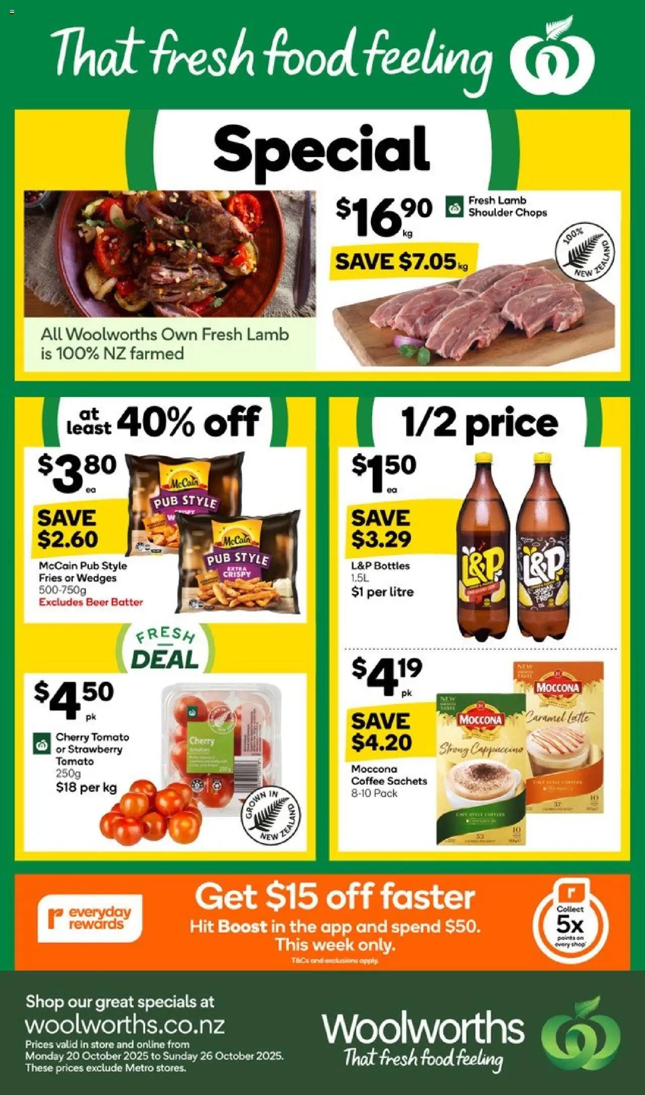 Catalogue Woolworths catalogue valid from 20 Oct 2025 - page 1
